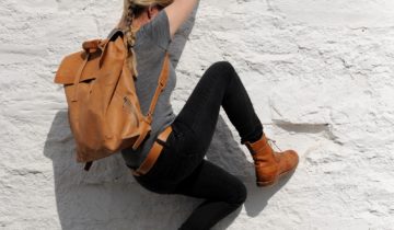 Deer leather backpack «TURA» – Setting off on new tours